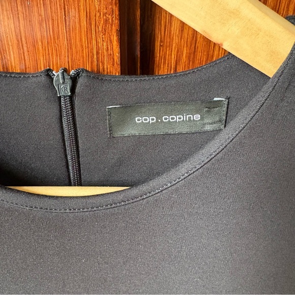 Cop.Copine Ritona Asymmetrical Black Dress - Picture 7 of 15